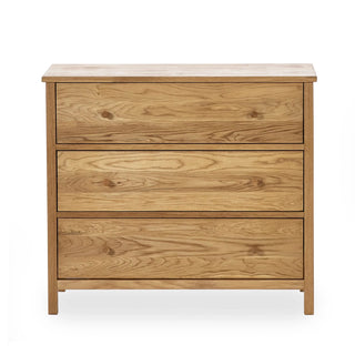 Coxmoor 3 Drawer Wooden Chest in Oak finish