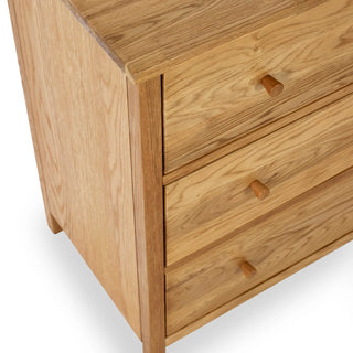 Coxmoor 3 Drawer Wooden Chest in Oak finish