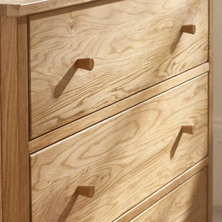 Coxmoor 5 Drawer Wooden Chest - Natural Finish