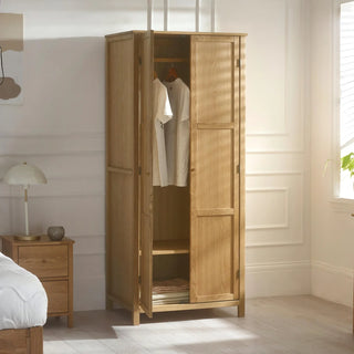 Coxmoor Wardrobe, Classic Oak Finish