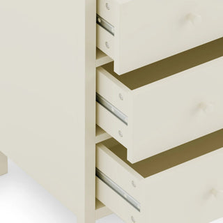 Coxmoor 3 Drawer Wooden Chest – White and Oak Finish