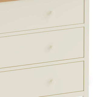 Coxmoor 6 Drawer Wooden Chest - White and Oak