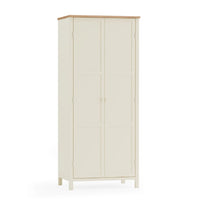 Coxmoor Wardrobe, Ivory and Oak