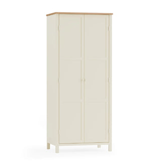 Coxmoor Wardrobe, Ivory and Oak