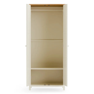 Coxmoor Wardrobe, Ivory and Oak