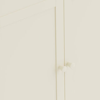 Coxmoor Wardrobe, Ivory and Oak