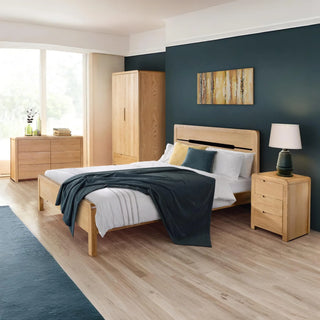 Curve Bed, Oak Wood