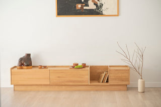 Raum Oak Wood TV Cabinet