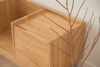 Raum Oak Wood TV Cabinet