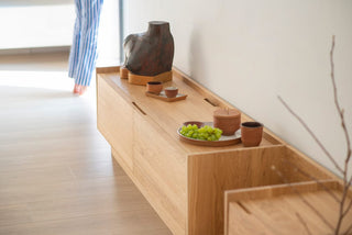 Raum Oak Wood TV Cabinet