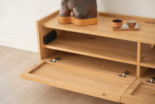 Raum Oak Wood TV Cabinet