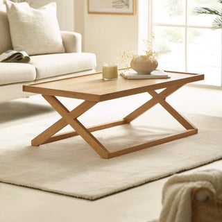 Haddon Oak Wood Coffee Table