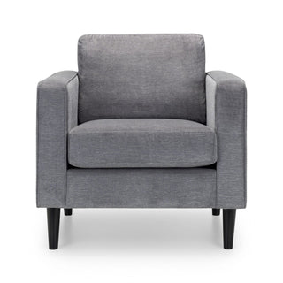Hayward Chair - Grey Chenille Fabric