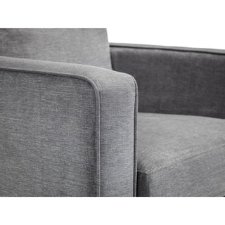 Hayward Chair - Grey Chenille Fabric