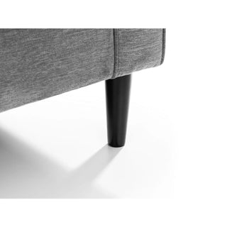 Hayward Chair - Grey Chenille Fabric