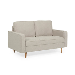 Henrietta 2-Seater Sofa in Beige Linen