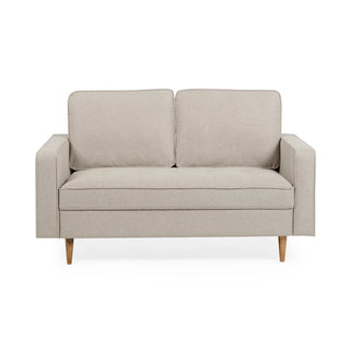 Henrietta 2-Seater Sofa in Beige Linen