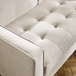 Henrietta 2-Seater Sofa in Beige Linen
