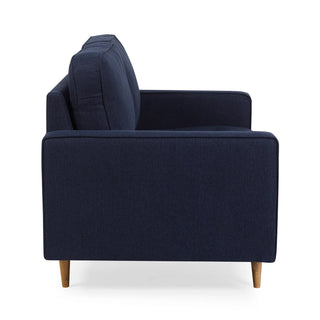 Henrietta 2-Seater Sofa in Deep Blue Linen