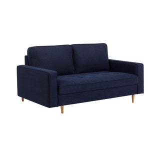 Henrietta 3-Seater Sofa in Deep Blue Linen