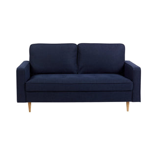 Henrietta 3-Seater Sofa in Deep Blue Linen