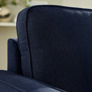 Henrietta 3-Seater Sofa in Deep Blue Linen