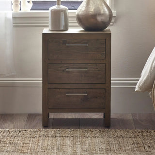 Solid Wood Heritage 3 Drawer Bedside Tables, Set of 2