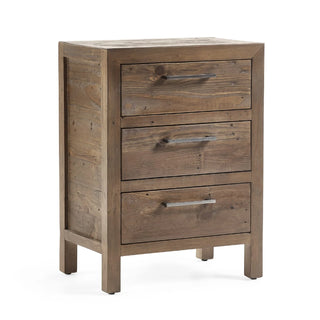 Solid Wood Heritage 3 Drawer Bedside Tables, Set of 2
