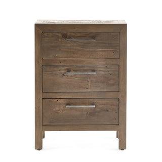 Solid Wood Heritage 3 Drawer Bedside Tables, Set of 2