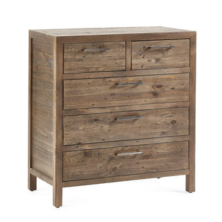Heritage 3+2 Drawer Chest, Reclaimed Wood
