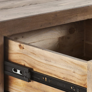 Heritage 3+2 Drawer Chest, Reclaimed Wood