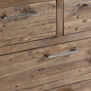 Heritage 3+2 Drawer Chest, Reclaimed Wood