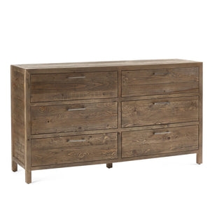 Heritage 6 Drawer Wide Chest, Reclaimed Wood