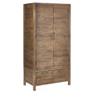 Heritage 2 Door Wardrobe, Reclaimed Wood