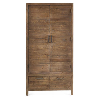 Heritage 2 Door Wardrobe, Reclaimed Wood