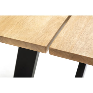 Hockley Dining Table – Black & Oak