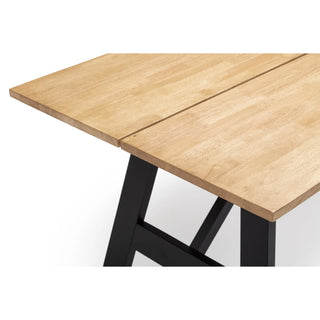 Hockley Dining Table – Black & Oak