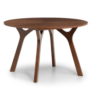 Huxley 4 Seater Round Dining Table – Walnut
