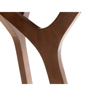 Huxley 4 Seater Round Dining Table – Walnut