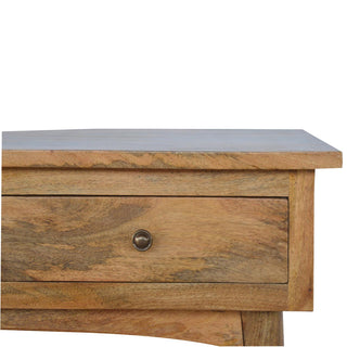 Nordic 3 Drawer Console Table in Oak Finish