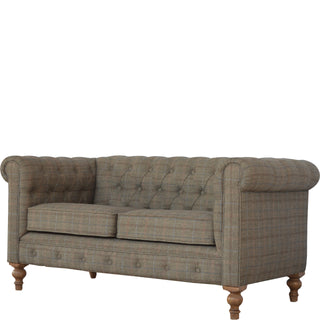 Chesterfield Sofa in Multi Tweed – 2 Seater