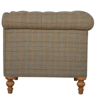 Chesterfield Sofa in Multi Tweed – 2 Seater
