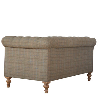 Chesterfield Sofa in Multi Tweed – 2 Seater
