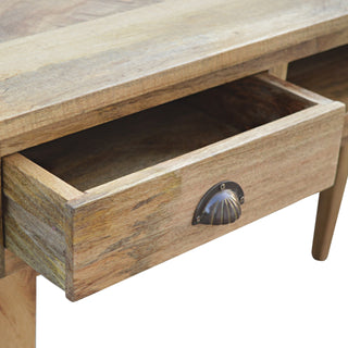Nordic Wide Desk in Oak Finish