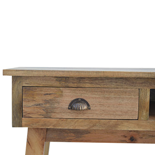 Nordic Wide Desk in Oak Finish