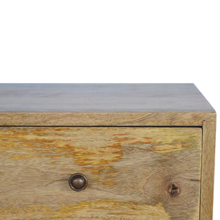Nordic Entertainment Unit in Oak Finish