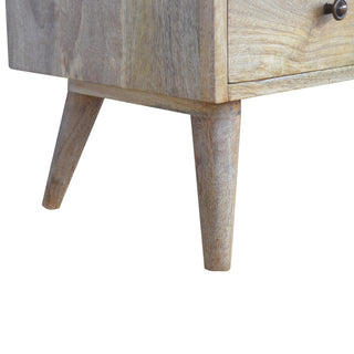 Nordic Entertainment Unit in Oak Finish