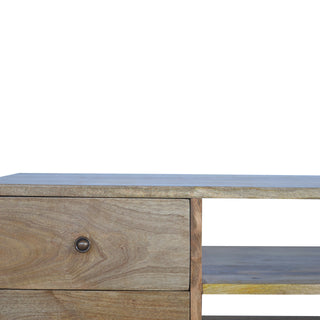 Nordic Entertainment Unit in Oak Finish