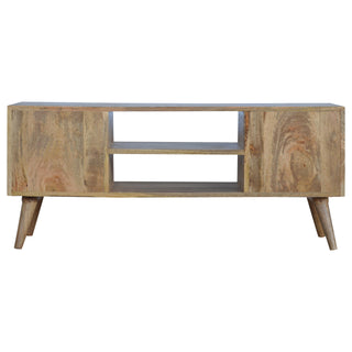 Nordic Entertainment Unit in Oak Finish