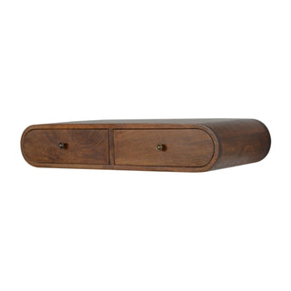 London Floated Console Table in Chestnut Finish